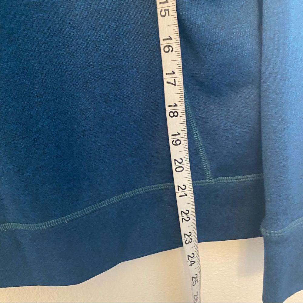 Carhartt womans fleece lined zip up jacket embroidered logo front teal blue M - Picture 9 of 13